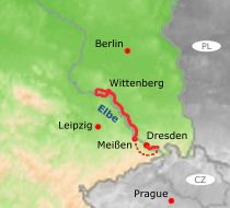 Cycling the Elbe River from Wittenberg to Dresden